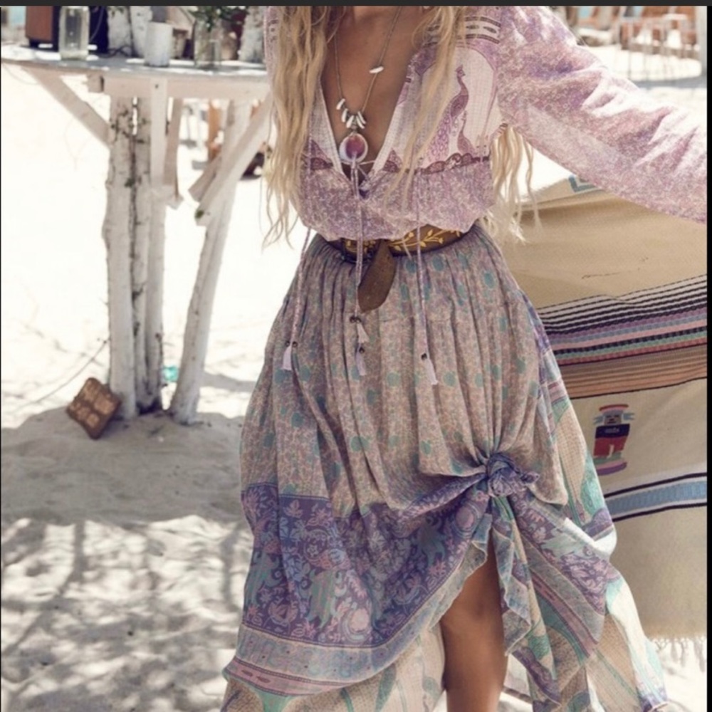 Spell & the Gypsy Xanadu Skirt in Opal Size XS